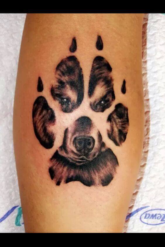 Details 98+ about dog footprint tattoo best - in.daotaonec